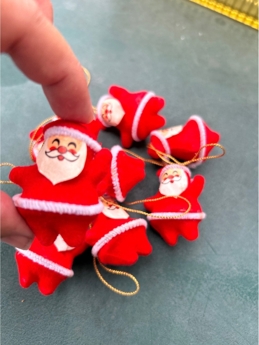 Santa ornaments - Picture 2 of 2